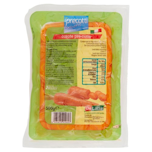 i precotti frescotti carote pre-cotte 500 g