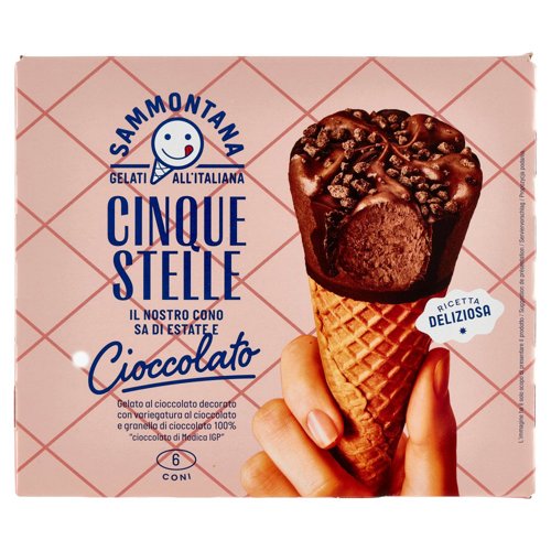 Sammontana Cinque Stelle Cioccolato 6 x 60 g