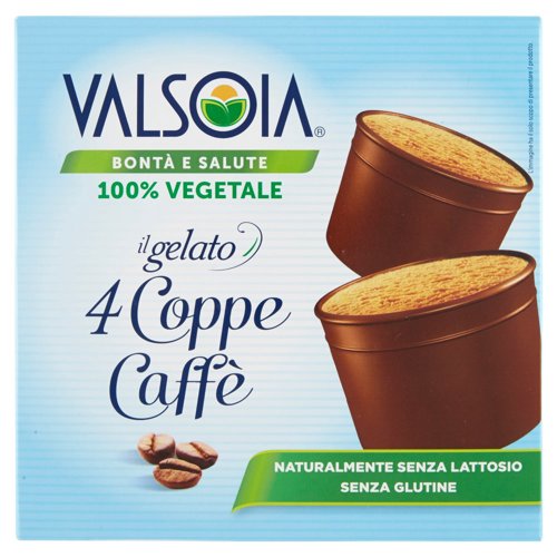 Valsoia Bontà e Salute il gelato 4 Coppe Caffè 4 x 70 g