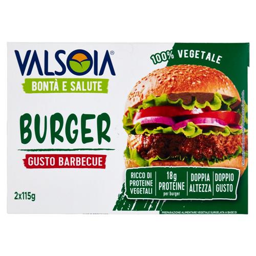 Valsoia Bontà e Salute Burger Gusto Barbecue 2 x 115 g