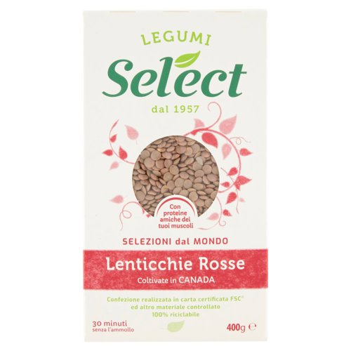 Select Selezioni dal Mondo Lenticchie Rosse 400 g