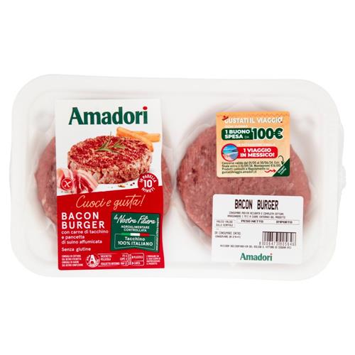 Amadori Bacon Burger 0,204 kg