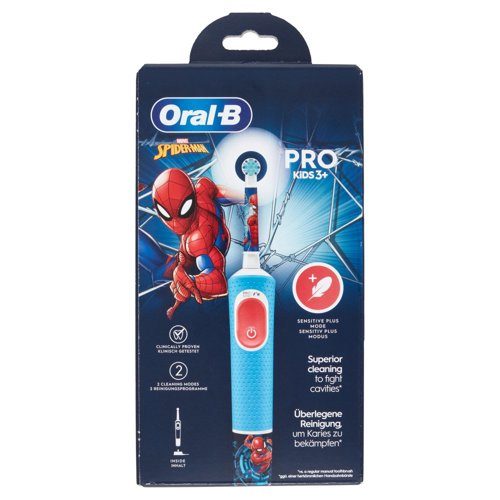 Oral-B Spazzolino Elettrico Ricaricabile Marvel Spider-Man Pro Kids3+