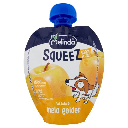 Melinda Squeez 100% frutta Passata di mela golden 90 g