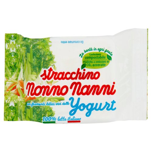 Nonno Nanni Stracchino con fermenti lattici vivi dello Yogurt 100 g