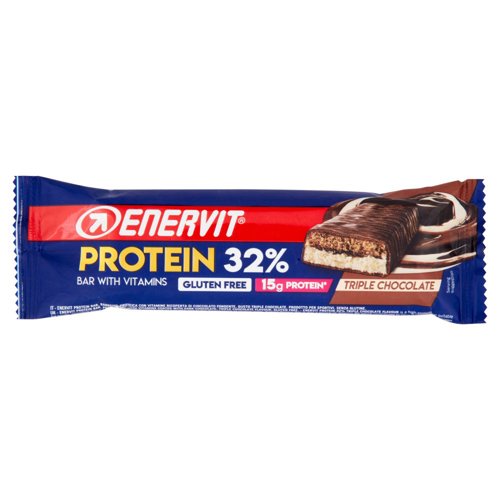 Enervit Protein 32% Bar with Vitamins Triple Chocolate 47 g