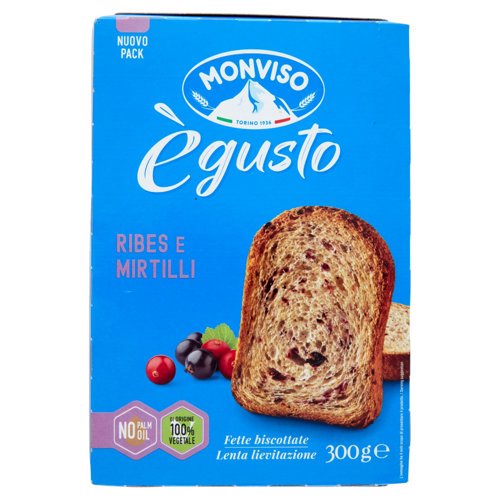 Monviso ègusto Ribes e Mirtilli 300 g