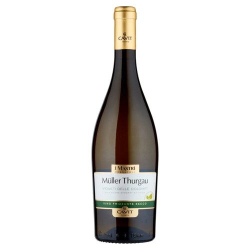 Cavit i Mastri Vernacoli Müller Thurgau Vigneti delle Dolomiti IGT Vino Frizzante Secco 75 cl