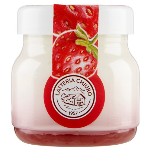 AlpiYò Yogurt di Valtellina Intero con confettura extra di Fragola 125 g