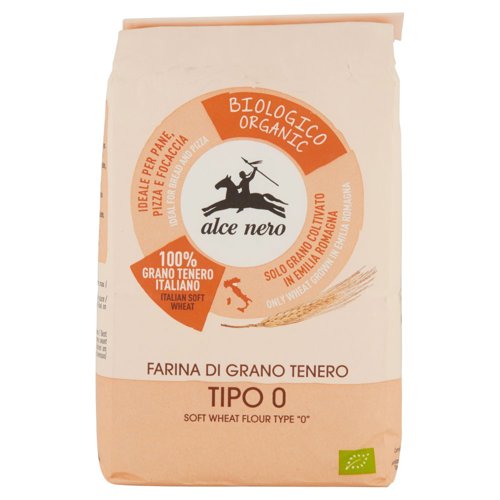 alce nero Farina di Grano Tenero Tipo 0 1000 g