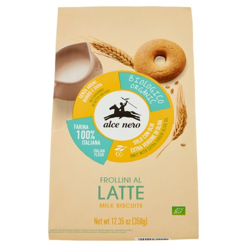 alce nero Frollini al Latte 350 g