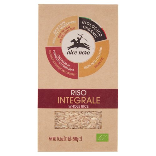 alce nero Riso Integrale 500 g