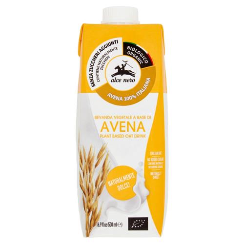 alce nero Bevanda Vegetale a Base di Avena 500 ml