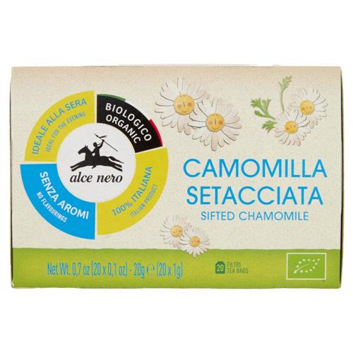 alce nero Camomilla Setacciata 20 x 1 g