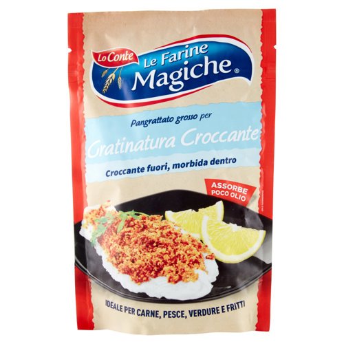 Le Farine Magiche Pangrattato grosso per Gratinatura croccante 200 g