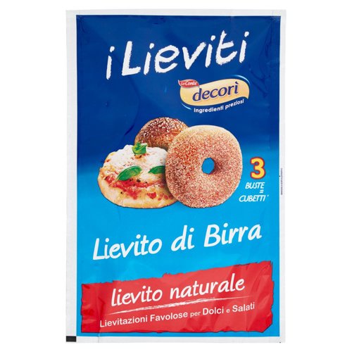 decorì i Lieviti Lievito di Birra 3 x 8 g