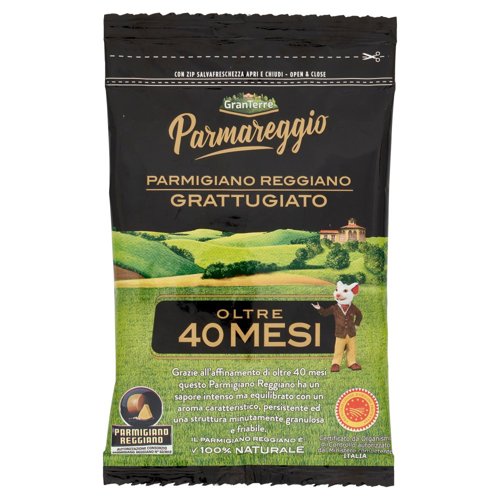 Parmareggio Parmigiano Reggiano DOP Grattugiato Oltre 40 Mesi 50 g