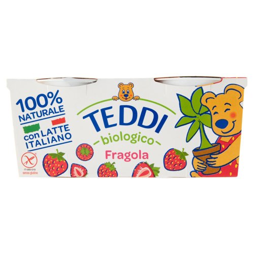 Teddi biologico Fragola 2 x 115 g