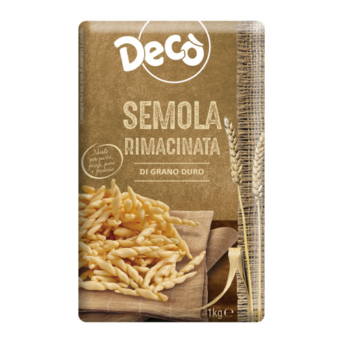 Decò semola rimacinata di grano duro