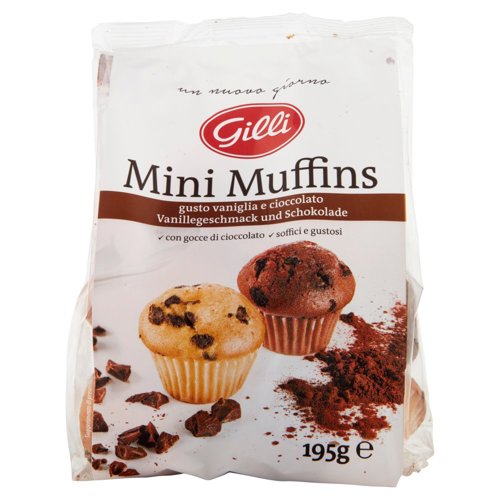 Gilli Mini Muffins gusto vaniglia e cioccolato 195 g