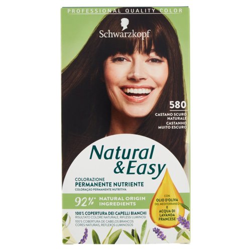 Schwarzkopf Natural&Easy 580 Castano Scuro Naturale