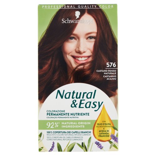 Schwarzkopf Natural&Easy 576 Castano Rosso Naturale