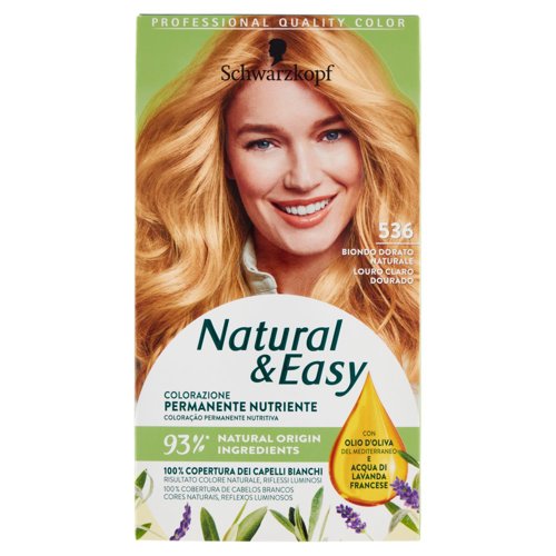 Schwarzkopf Natural&Easy 536 Biondo Dorato Naturale