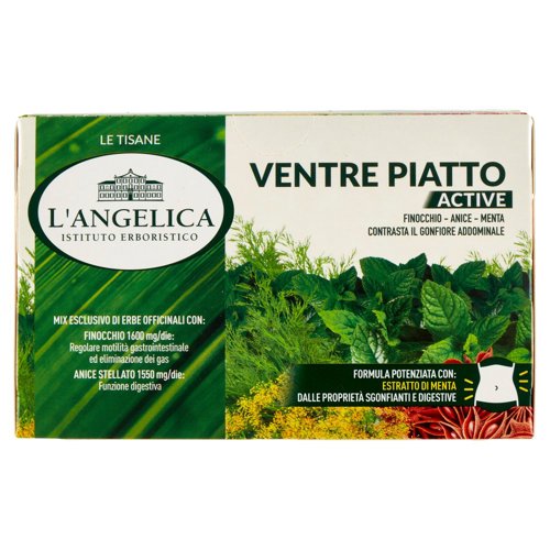 L'Angelica Le Tisane Ventre Piatto Active 18 Filtri 36 g