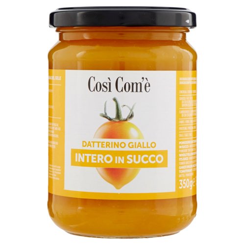 Così Com'è Datterino Giallo Intero in Succo 350 g