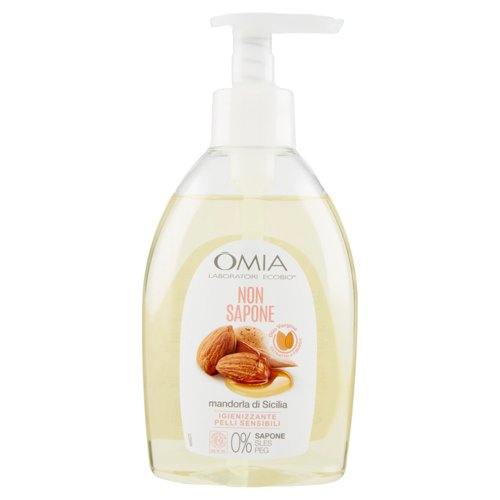 Omia Laboratori Ecobio Non Sapone mandorla di Sicilia Igienizzante 300 ml