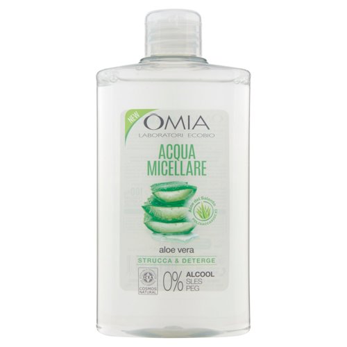 Omia Laboratori Ecobio Acqua Micellare Strucca & Deterge aloe vera 400 ml