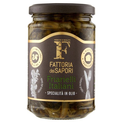 Fattoria dei Sapori Friarielli Italiani Specialità in Olio 280 g