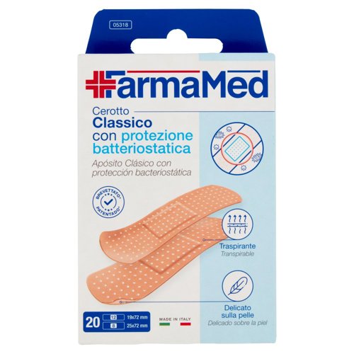 FarmaMed Cerotto Classico con protezione batteriostatica 20 pz