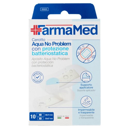 FarmaMed Cerotto Aqua No Problem con protezione batteriostatica 10 pz