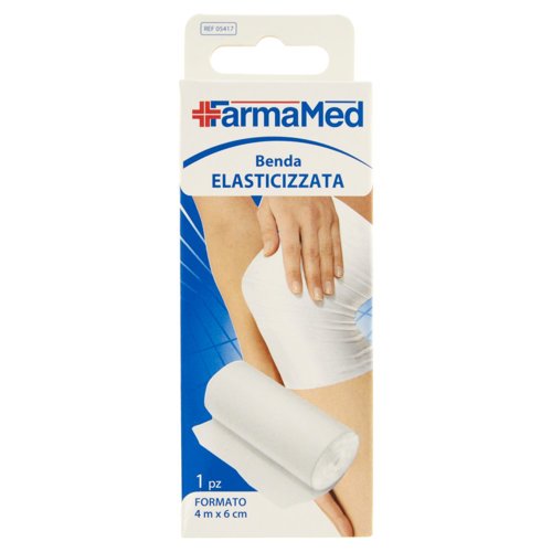 FarmaMed Benda Elasticizzata Formato 4 m x 6 cm 1 pz