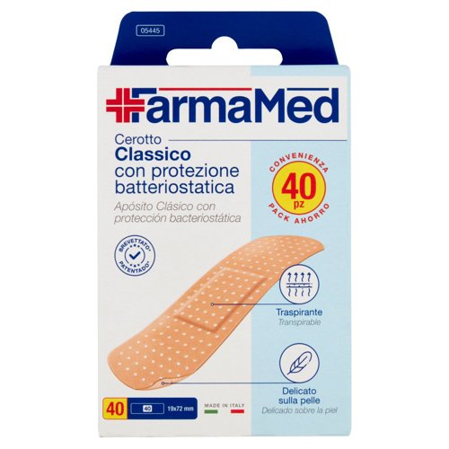 FarmaMed Cerotto Classico con protezione batteriostatica 40 pz