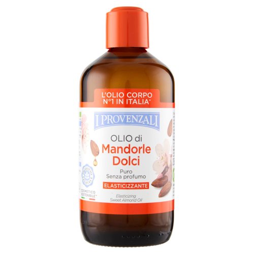 I Provenzali Olio di Mandorle Dolci Puro Senza profumo Elasticizzante 250 ml