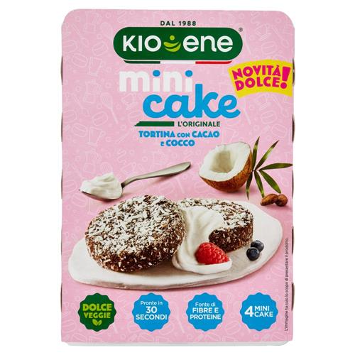 Kioene 4 mini cake Tortina con Cacao e Cocco 160 g