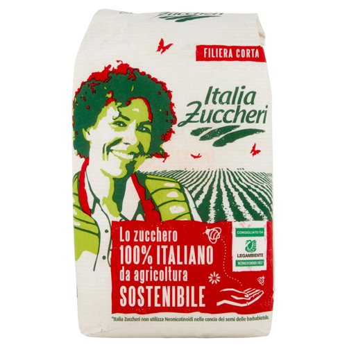 Italia Zuccheri Zucchero semolato 100% italiano - pacco 1kg