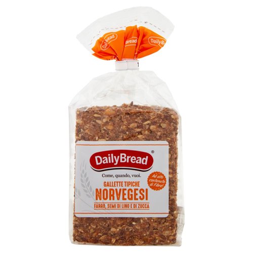 DailyBread Gallette Tipiche Norvegesi Farro, Semi di Lino e di Zucca 190 g