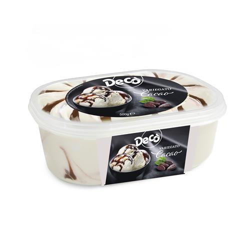 Decò gelato variegato al cacao