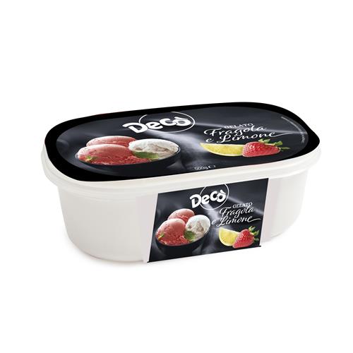 Decò gelato fragola e limone