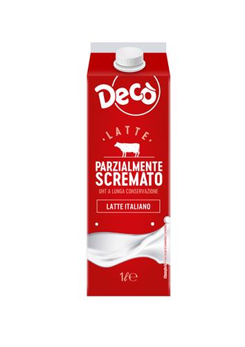 LATTE PARZIALMENTE SCREMATO UHT DECO'