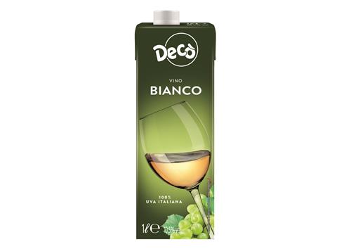 Vino bianco in brik Decò 1 lt