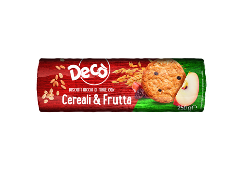 Decò biscotti cereali e frutta