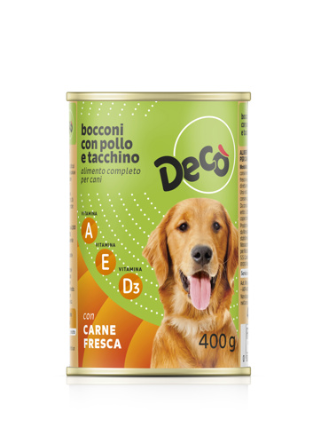 Decò bocconi con pollo e tacchino