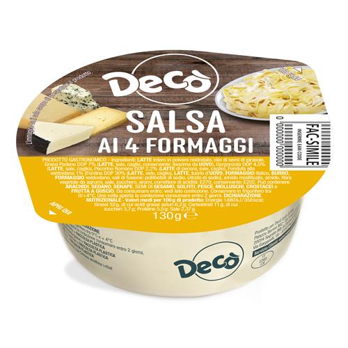 Decò Salsa ai 4 formaggi