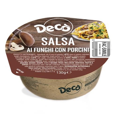 Decò Salsa ai funghi con porcini