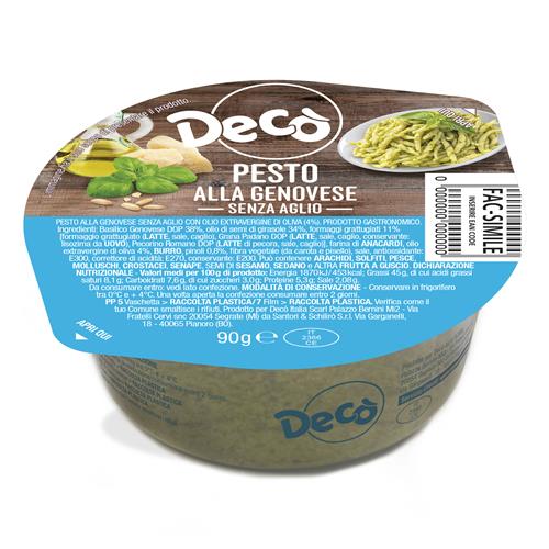 Decò pesto genovese senz'aglio