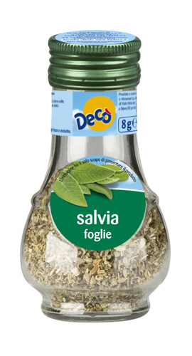 Decò salvia in foglie